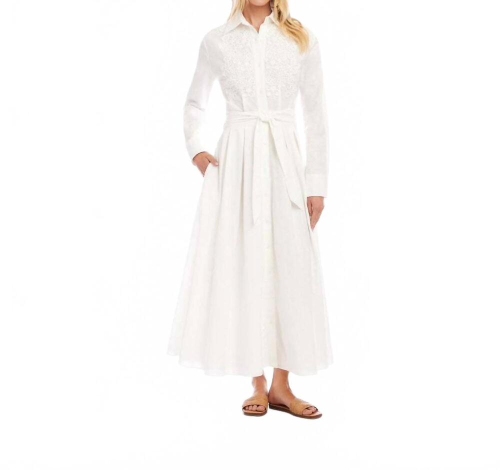 NEW KAREN KANE day dreamer dress in white